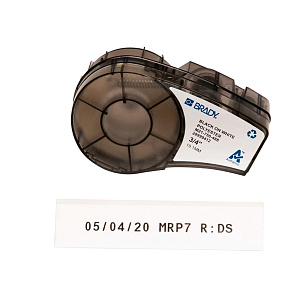 Картридж Brady M21-750-488, полиэстеровая лента, черный шрифт, 6.4 м х 19.05 мм