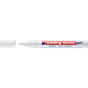 Маркер для шин и резины edding 8050, круглый наконечник, 2-4 мм