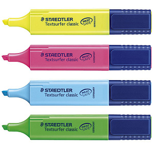 Текстовыделитель Staedtler, скошенный наконечник, 1-5 мм