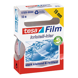 Лента прозрачная tesa Crystal Clear, 10 м x 19 мм