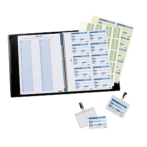 Книга посещений на 100 вкладышей Durable Visitors Book 100, 60 x 90 мм