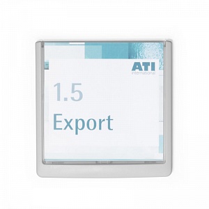 Табличка информационная настенная Durable Click Sign, 149 x 148.5 мм, пластик