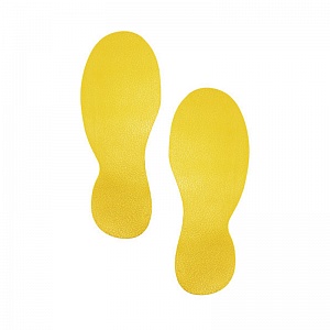 Знак самоклеящийся для напольной маркировки Durable Нога, 90 х 0.7 х 240 мм, 5 пар